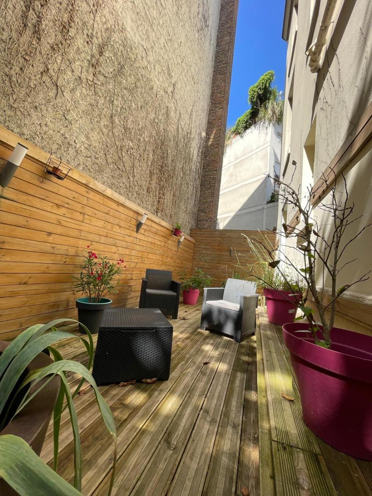 Ferienwohnung Boulogne 3 Pieces Avec Terrasse Exterior foto